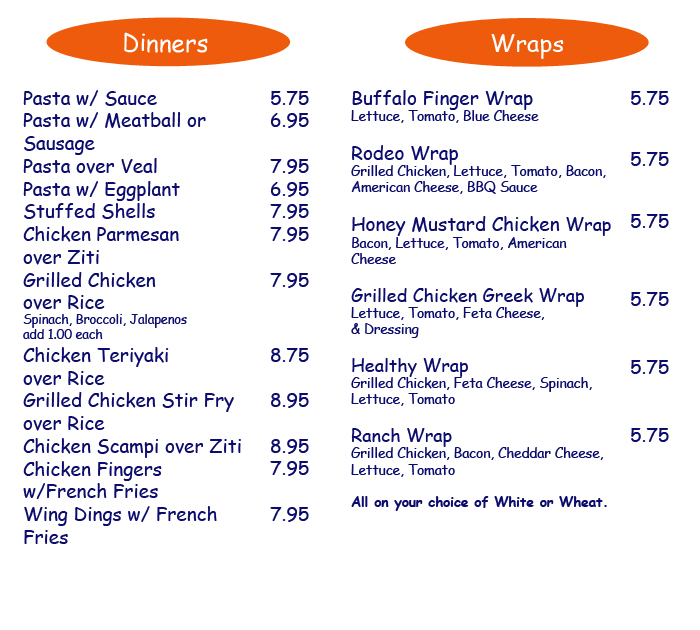 CLICK TO CALL ANY OF OUR LOCATIONS TO ORDER YOUR DELICIOUS DINNER OR WRAP